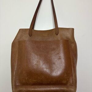Brown Leather Madewell Tote Bag